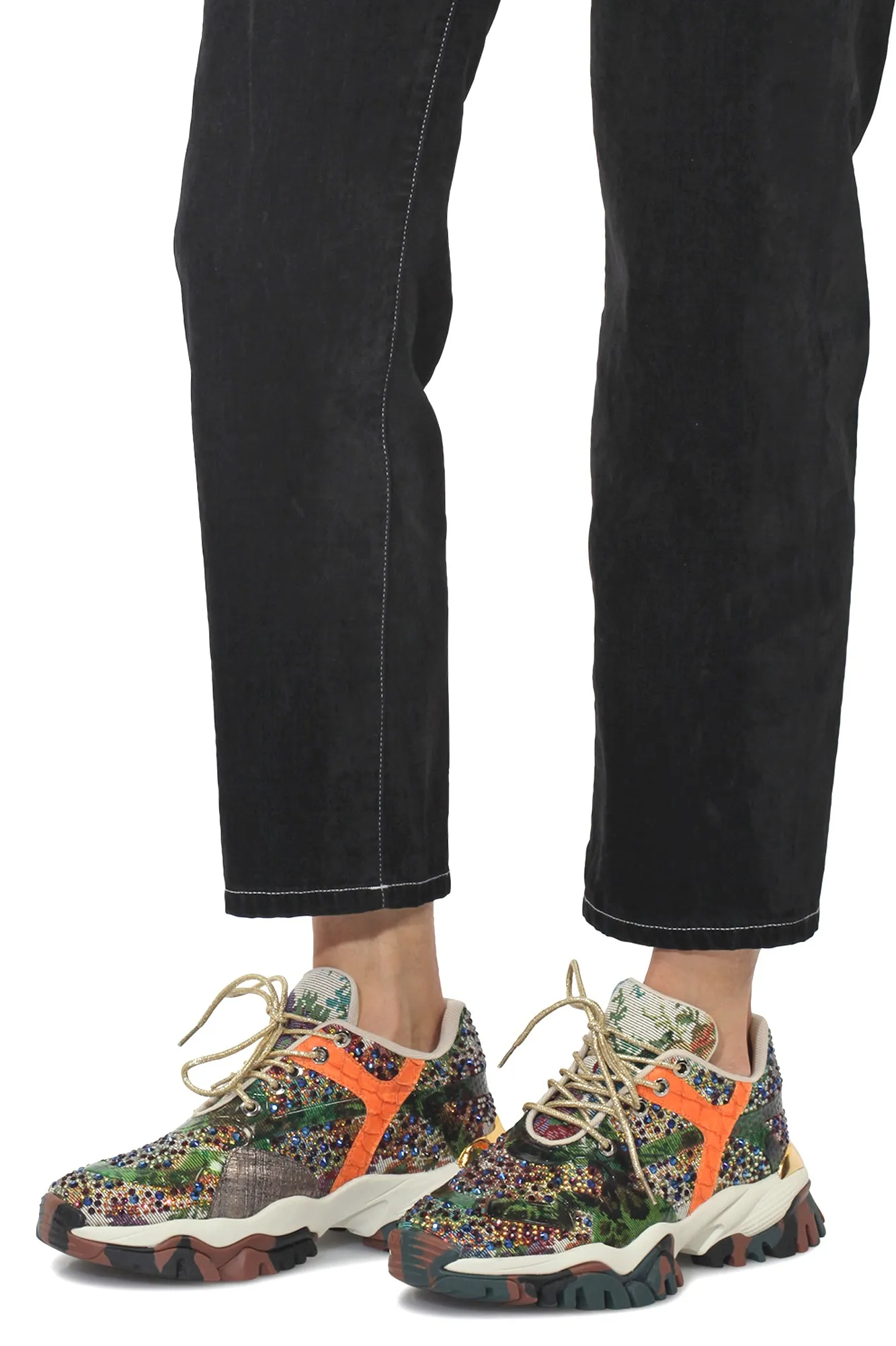 Sneakers - 441660 - Verde/Arancione