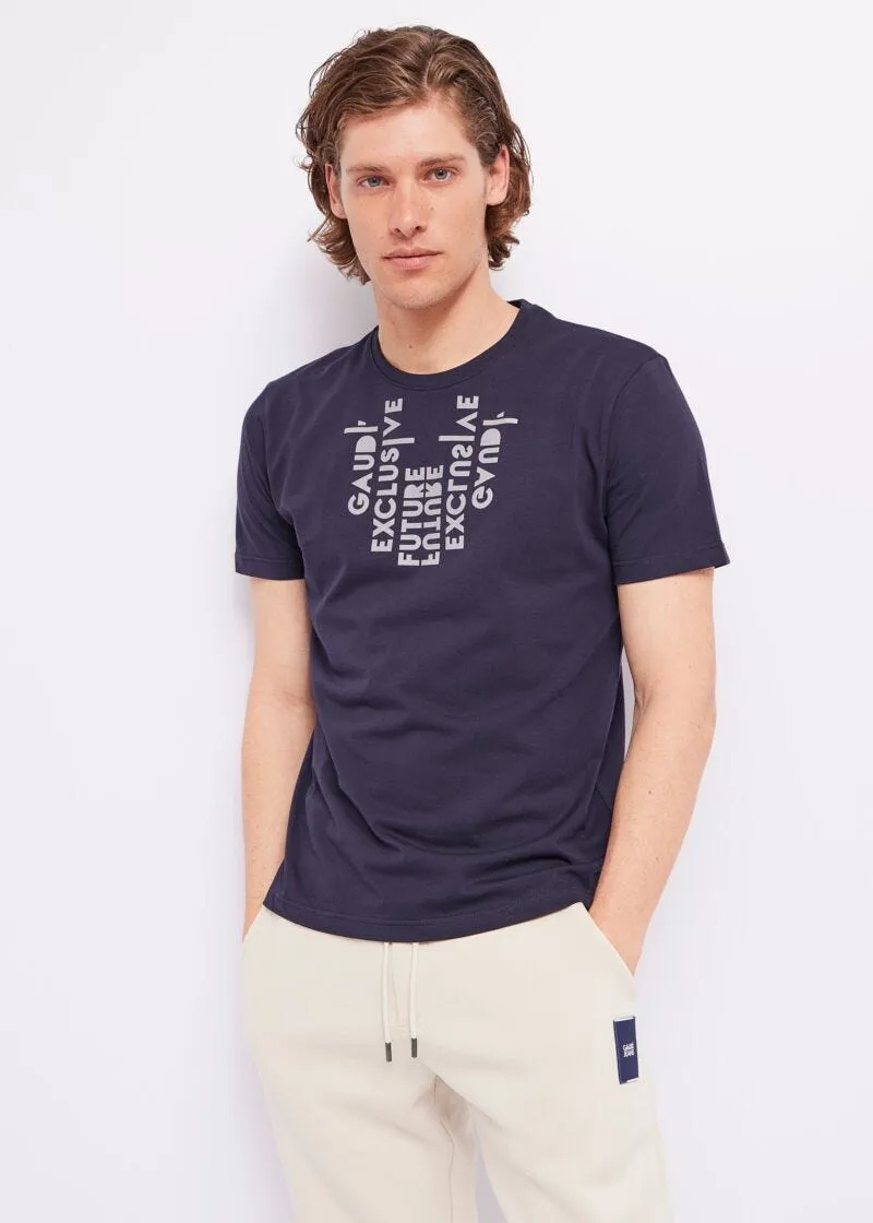 T-shirt con lettering