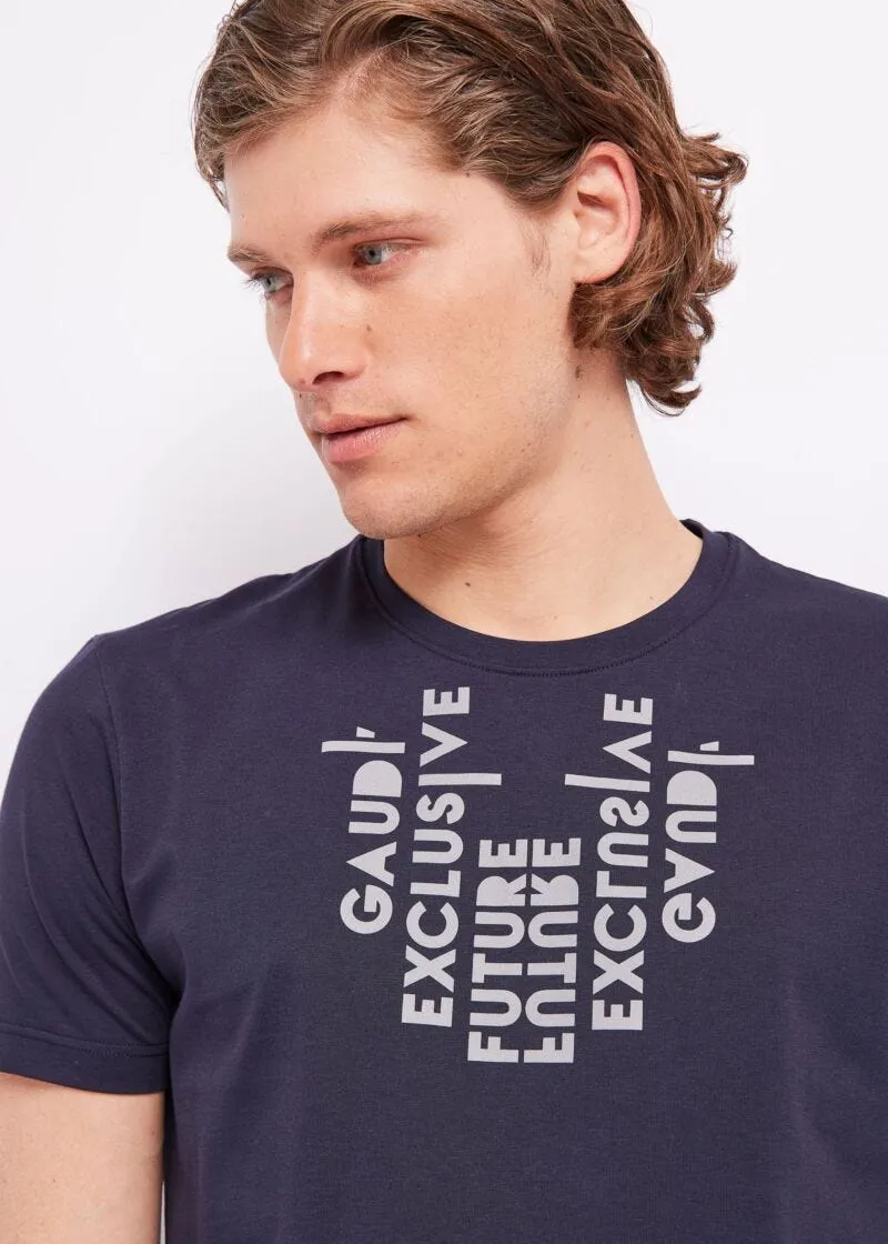 T-shirt con lettering