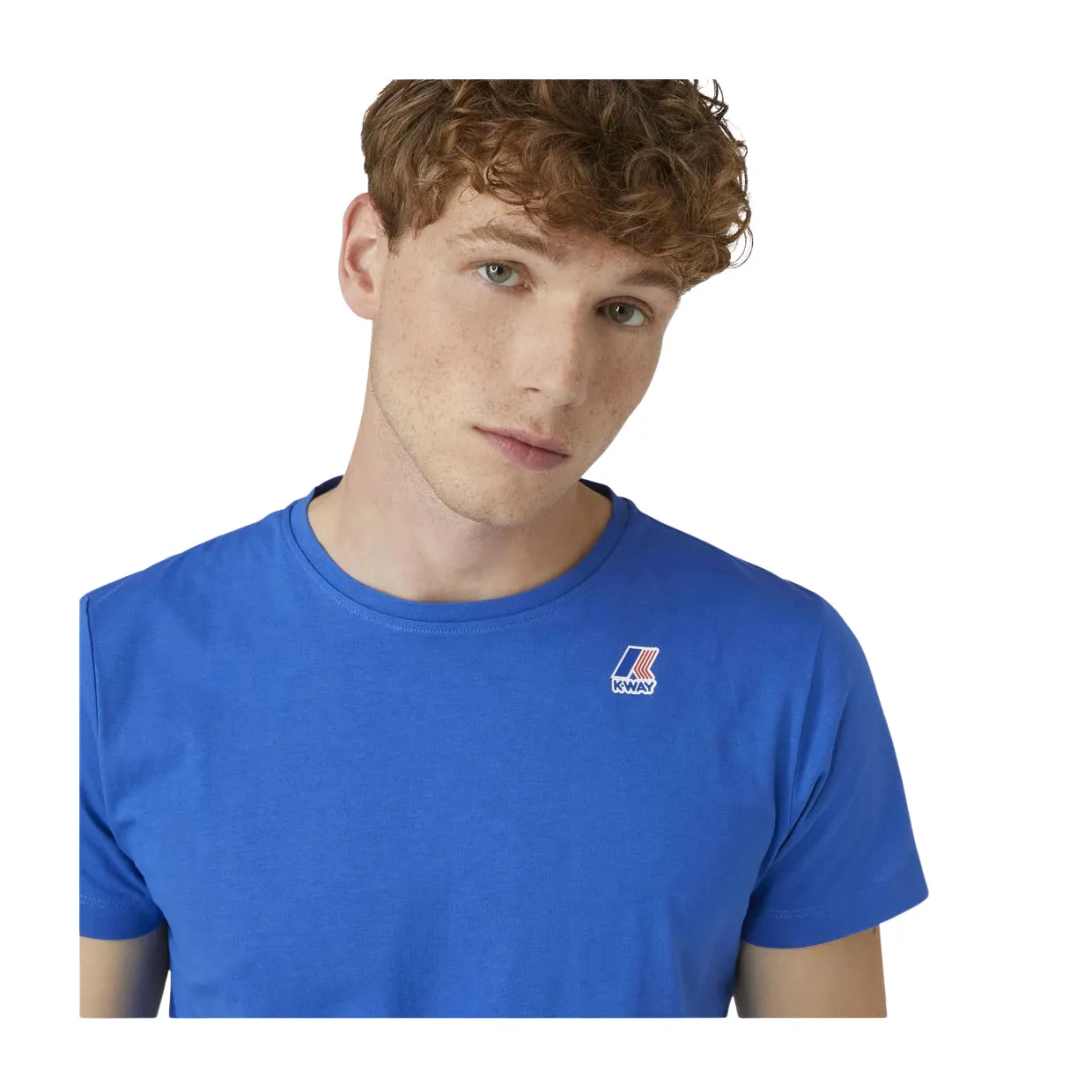 T-shirt K-Way Le Vrai Edouard Blu Royal