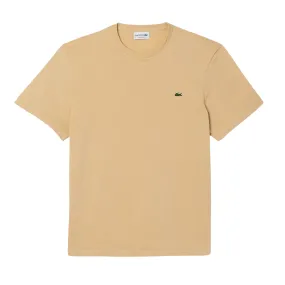 T-shirt Uomo Lacoste Girocollo Beige