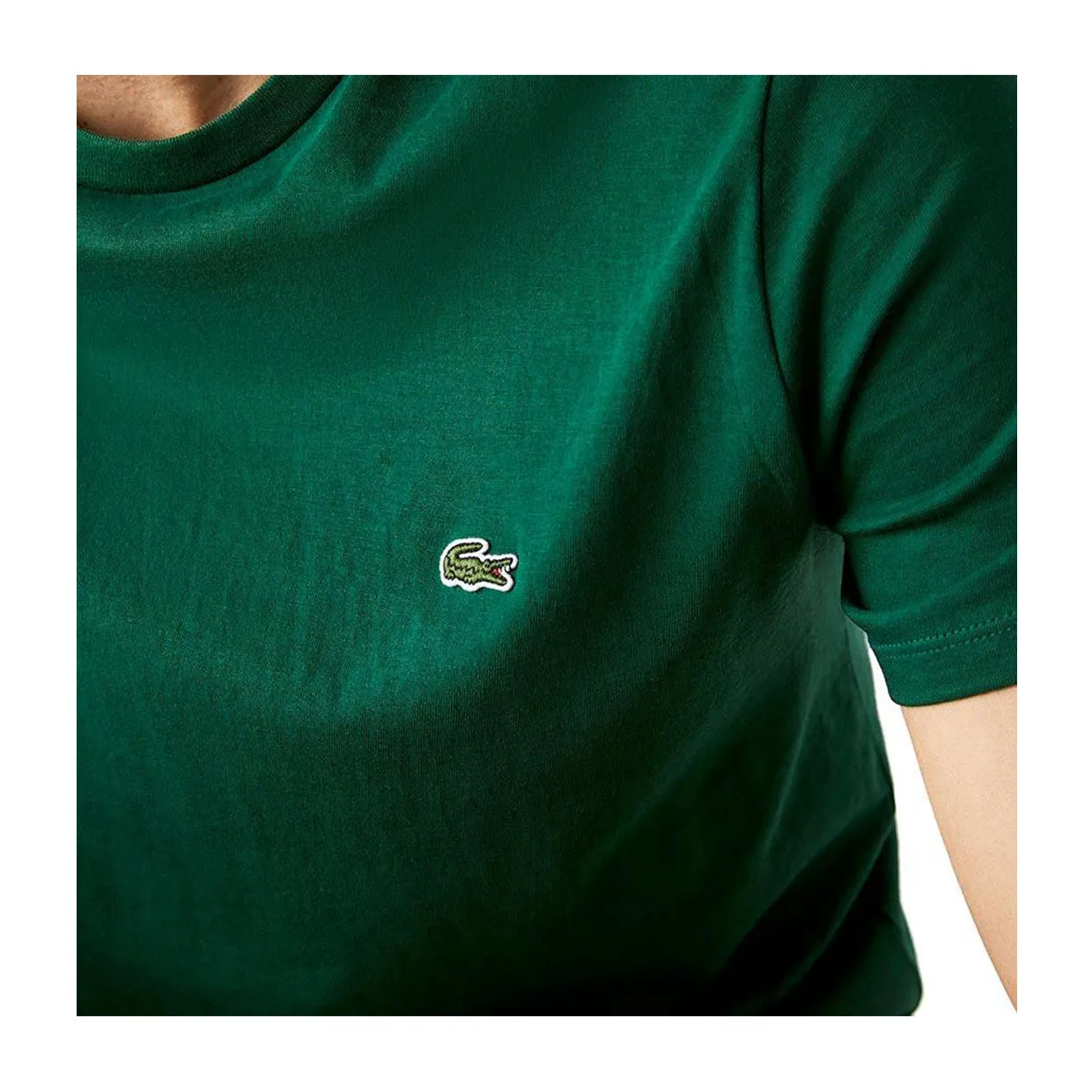 T-shirt Uomo Lacoste Girocollo Verde (132)