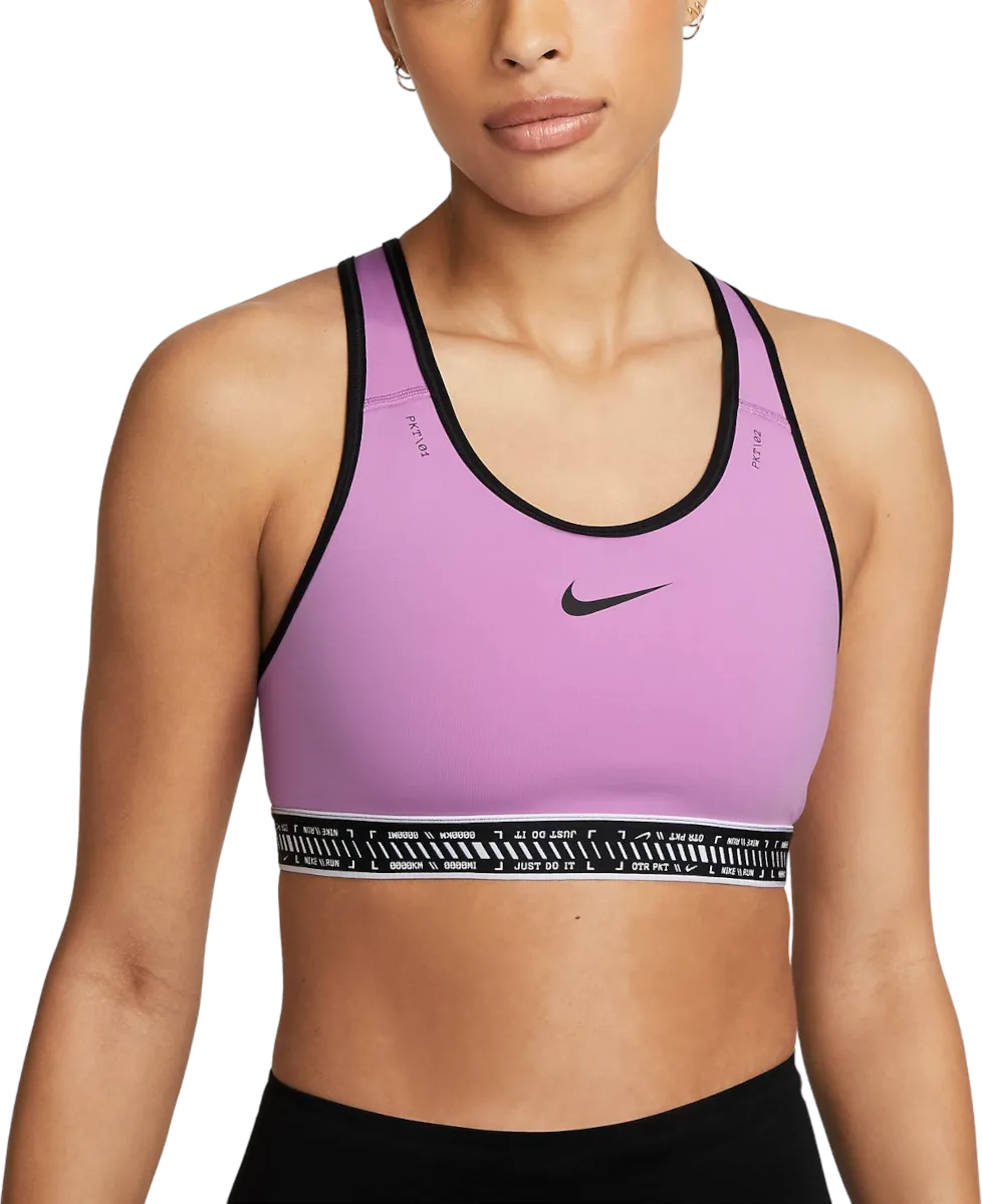 Top e Reggiseni Nike W NK SWSH ON THE RUN BRA