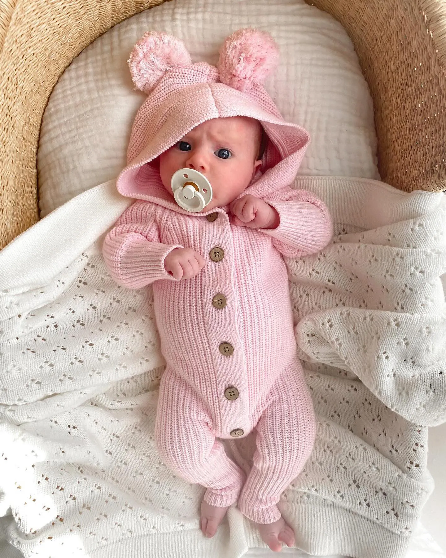 Tutina con cappuccio Teddy Cotton Candy