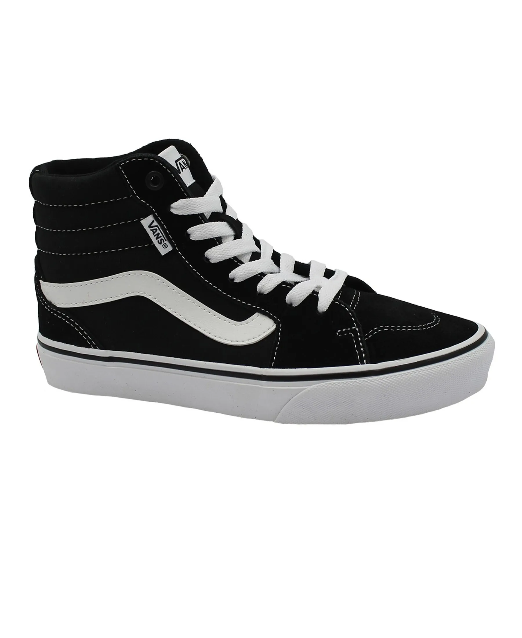 VANS FILMORE HI YUIJU1 black white bianco nero scarpe donna sneakers lacci tessuto